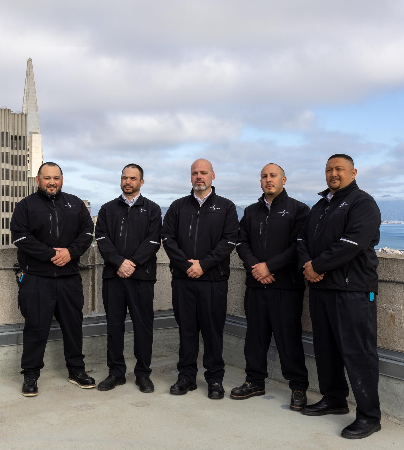 50 California building maintenance team.