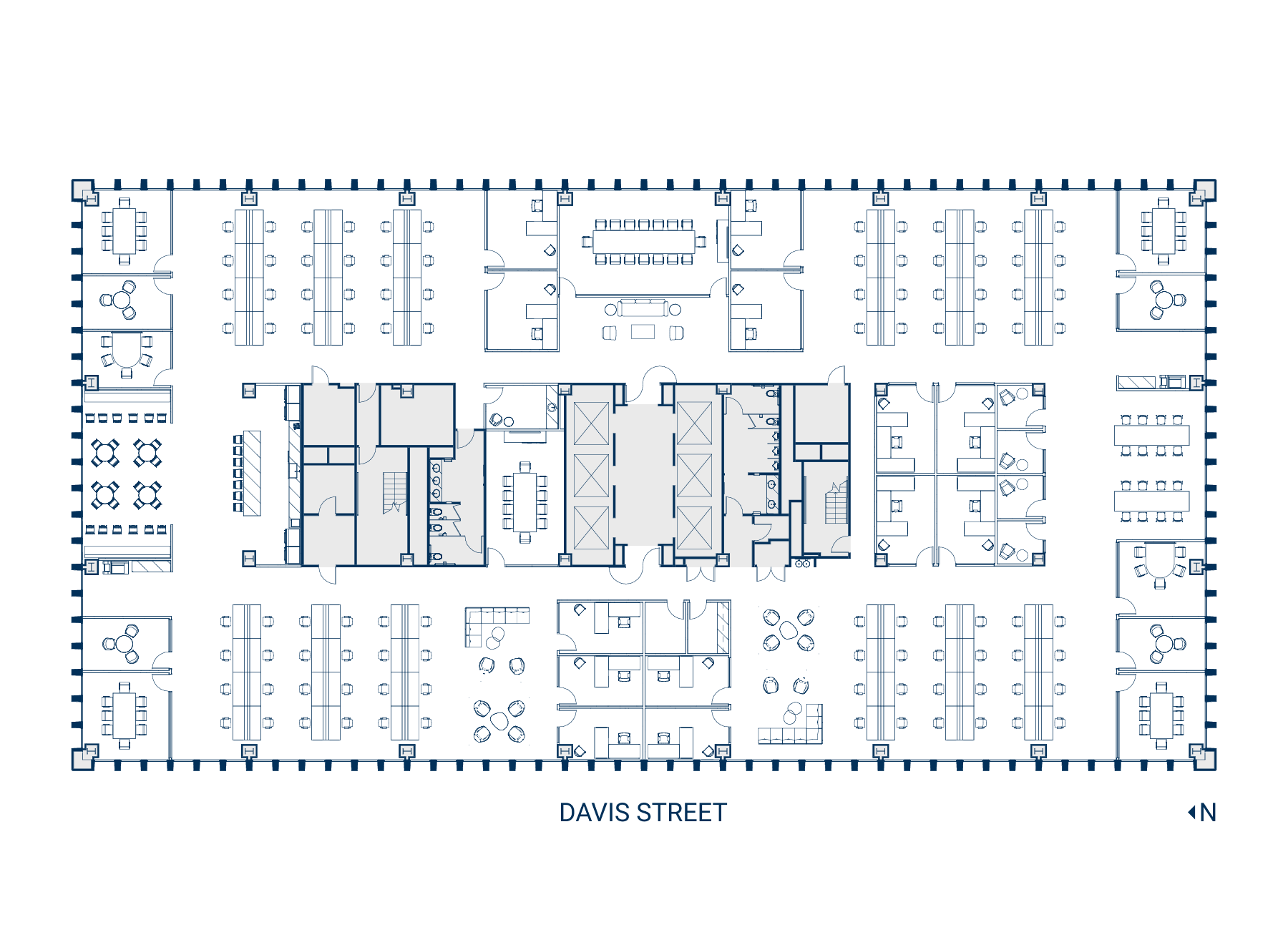 Floor 28 Suite 2800 Floor Plan - Hypothetical Open Office (Web)