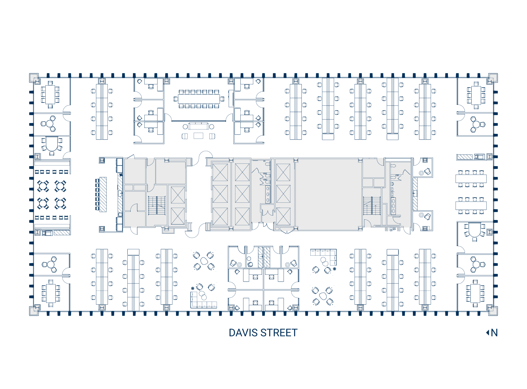 Floor 16 Suite 1600 Floor Plan - Hypothetical Open Office (Web)