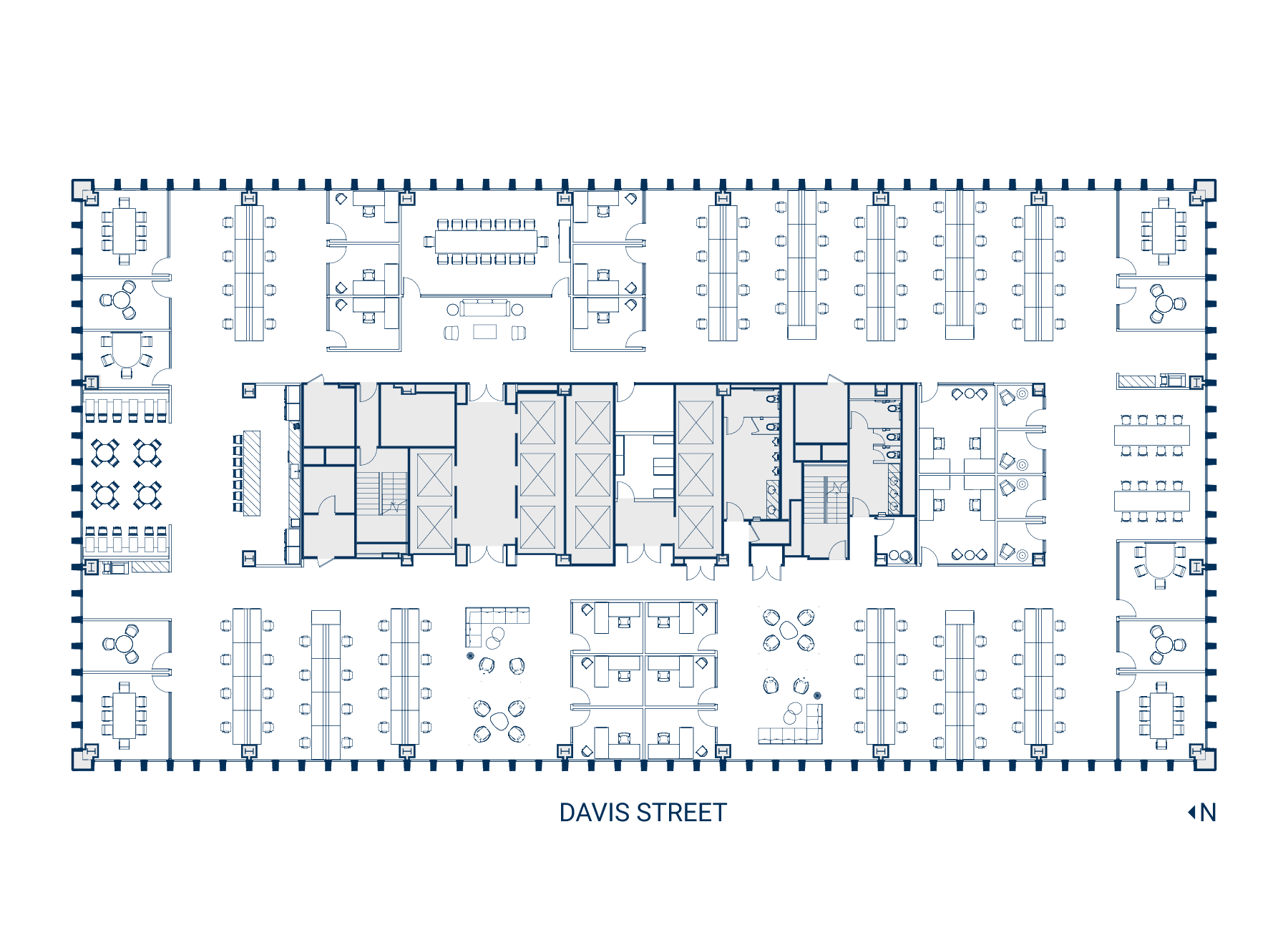 Floor 24 Suite 2400 Floor Plan - Hypothetical Open Office (Web)